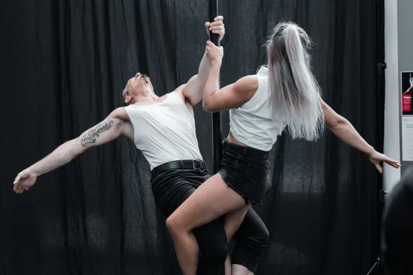 Live acrobatics shoot at Calumet
